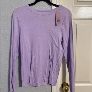 Wild Fable Light Purple Long Sleeve Top